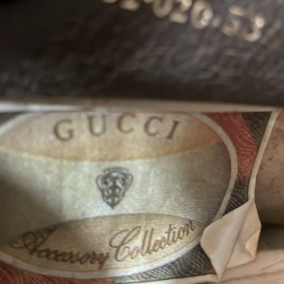 GUCCI GG Supreme Shoulder Bag PVC Beige and Brown with Dustbag - Picture 5 of 6